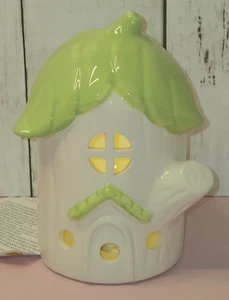 2025 Target Spritz Easter/Spring Light Up Ceramic Cabbage House Figurine NEW - Picture 1 of 5