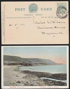 1907 ALDERNEY - Islas del Canal postal usada a Weymouth - Imagen 1 de 1