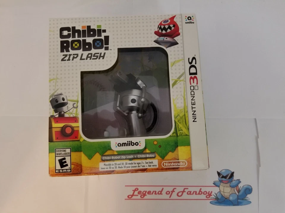 * New * Chibi-Robo! Zip Lash - Nintendo 3DS - Game + Amiibo Bundle  - Image 1 of 1
