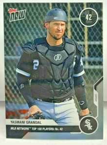 Yasmani Grandal 2020 Topps Now MLB Network's Top 100 #MN42  WHITE SOX 42 SP /491