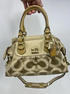 Cartera Coach Madison Op Art Sabrina J0868-12947 beige - Imagen 1 de 10