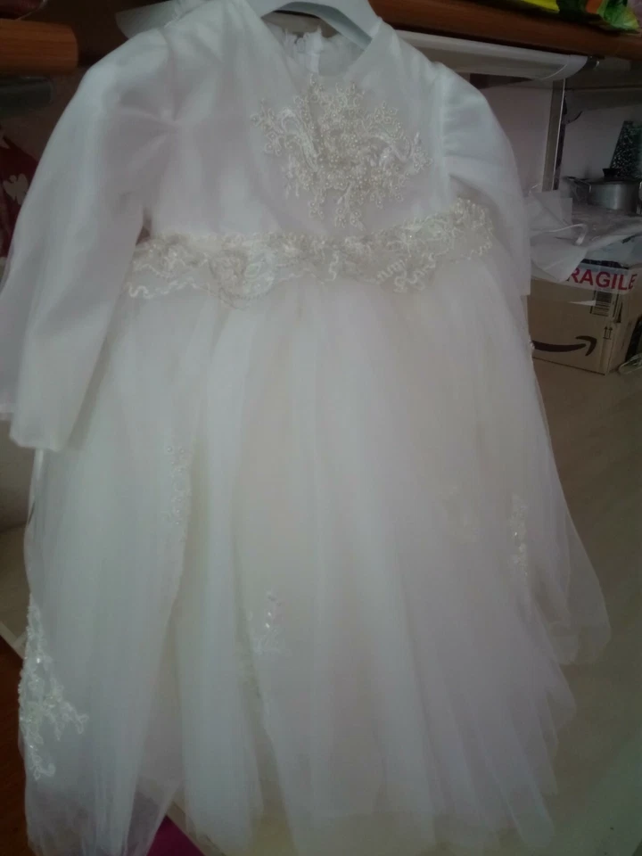 Abito battesimo bimba nuovo sartoriale - Immagine 1 di 4