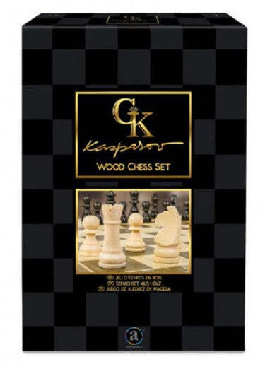 Kasparov Kas801 Wood Chess Set