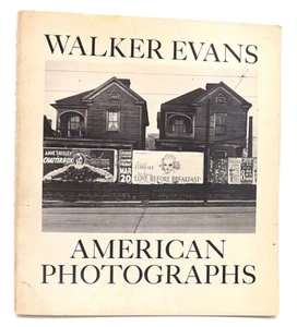 Walker Evans American Photographs 1975 Edition Lincoln Kirstein East River Press - Picture 1 of 2