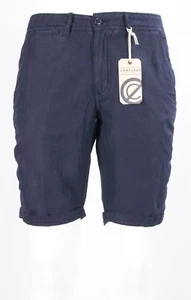BERMUDA CENSURED CHINOS LINO & COTONE LEGGERO MORBIDO A RILIEVO REGULAR FIT - Foto 1 di 4