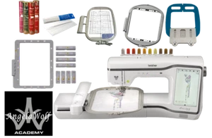 Brother Stellaire Innov-is XE2 Embroidery Machine + Bonus Embroidery Accessories - Picture 1 of 4