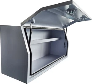 White Steel 1500MM One Tonner Full Door Toolbox Heavy Duty Tool Box For Utes Tra - Picture 1 of 2
