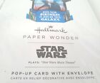 Carte pop-up d'anniversaire Star Wars musique joue thème Star Wars poinçon papier merveille