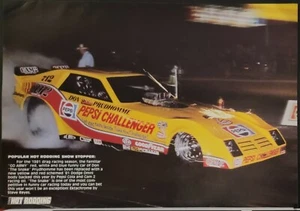 1981 Don Snake Prudhomme Pepsi Dodge Challenger Funny Car Print Ad - Picture 1 of 1