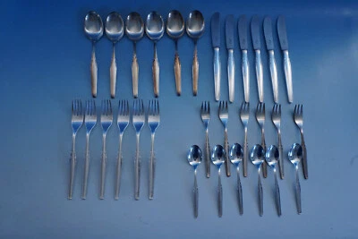 HK20-091: WMF Paris Modell 3500 Menü und Kaffee Besteck versilbert 6 Personen  - Bild 1 von 4