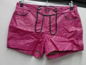 pinke kurze Trachten Kunstleder Hose GR. 38 - Neuwertig - Bild 1 von 4
