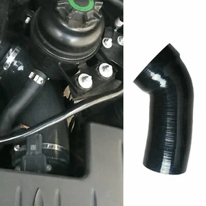 For BMW N52 6cyl 3.0 2006 07 08 09 10 11 12 13 Black Silicone Intake Inlet Hose - Picture 1 of 7