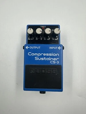 Boss CS-3 Pedale supporto compressione - Nero/Blu - Immagine 1 di 4