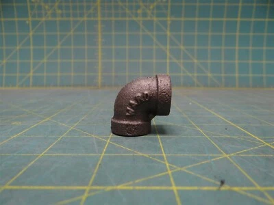 1/4" 90 Degree Elbow FNPT Butt-Weld Pipe Fitting Steel Threaded Schedule 160 - Image 1 of 4