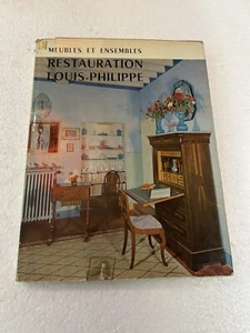 VECCHIO LIBRO D'ANTIQUARIATO FURNITURE ET SETS RESTORATION LOUIS PHILIPPE - Picture 1 of 9
