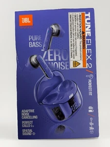 Auriculares inalámbricos Bluetooth JBL Tune Flex 2 con cancelación de ruido lavanda púrpura nuevos - Imagen 1 de 2