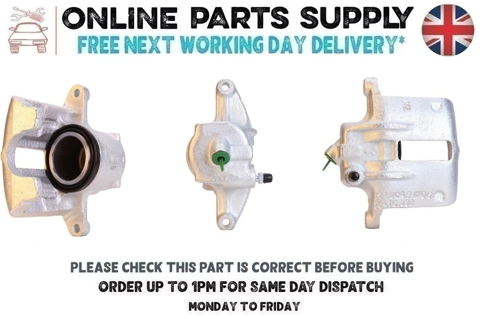 Pinza de freno delantera derecha para ŠKODA FELICIA 1.3 1.6 1.9 AMH AEE AEF 1995 a 2001 Foto 1 de 4