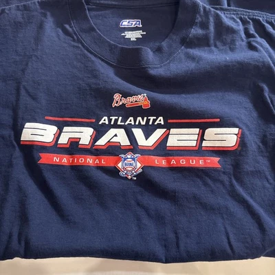 Atlanta Braves, Navy T-Shirt, Size 2 Xl - Image 1 of 4