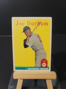 1958 Topps Joe Durham Rookie Baltimore Orioles #96 VG - Picture 1 of 2