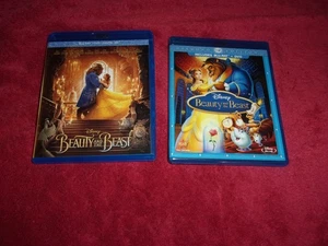 Beauty and the Beast~Blu-ray + DVD~1991 animated + 2017 live action~DISNEY - Imagen 1 de 2
