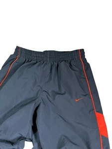 Pantalones de chándal vintage Nike para hombre talla XL negros holgados de nailon forrados de malla 341584 Y2K - Imagen 1 de 9