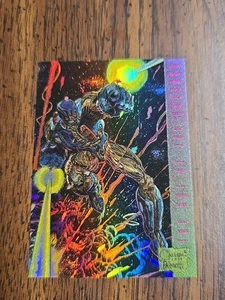 FOIL CHASE 1993 Upper Deck Pyramid The Valiant Era L'arte di Joe Quesada SP-1 - Foto 1 di 2