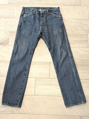 Jeans Roundhouse Vintage Para Hombre 36x35 Azul Pierna Recta Hechos en EE. UU. Años 90 Foto 1 de 4