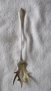 Alte Newbury Handtuch Sterling Silber Salat Gabel - Bild 1 von 3