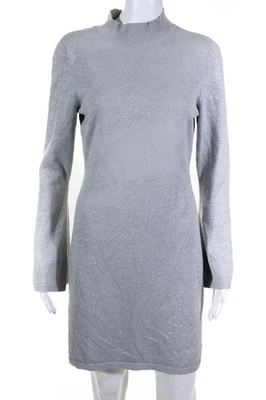 Mini Vestido STYLESTALKER Mujer Manga Larga Tejido Tamara Plateado Talla M 11622931 Foto 1 de 4