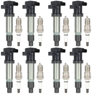 8x Ignition Coils & 8x Spark Plugs For Cadillac STS Buick Lucerne 2007 08-2010 - Image 1 of 4