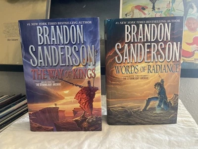 Brandon Sanderson Lot - The Way of Kings & Words of Radiance - 1st Edition HC! Foto 1 de 4