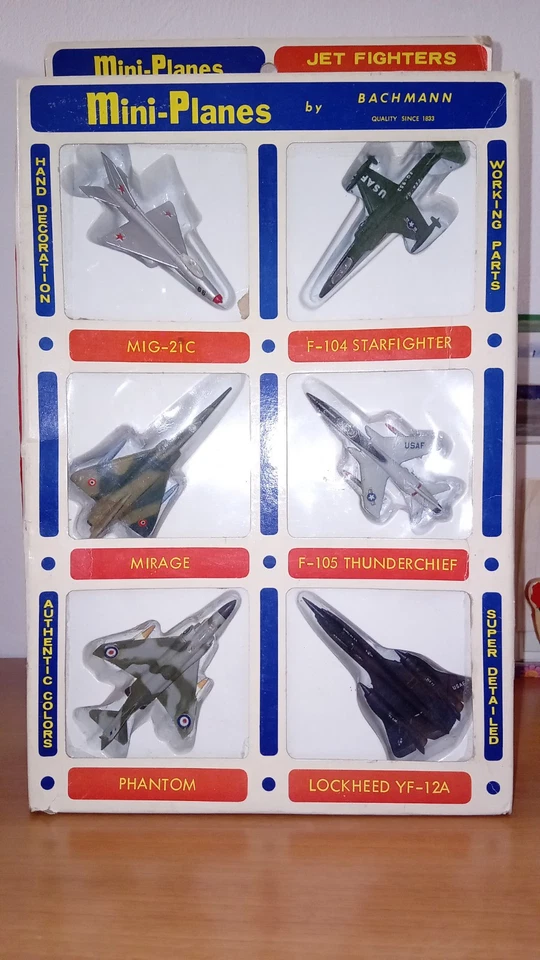 Mini-Planes: "Jet Fighters Gift Set". Set Da 6 Jet. By Bachmann, Since 1833.  - Immagine 1 di 4