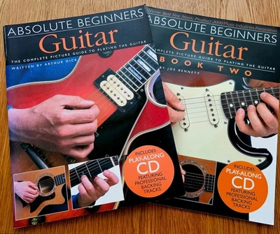 Absolute Beginners Guitar Books 1 & 2 with CD's. - Image 1 of 4
