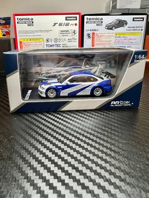 BMW E46 M3 GTR NFS casi real 1/64 concesionario de automóviles embalaje fundido a presión vendedor de EE. UU. Foto 1 de 2