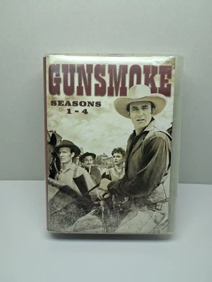 Gunsmoke Complete Set Seasons 1-4 DVD (24 Discs) James Arness Western Classic - image 1 of 4