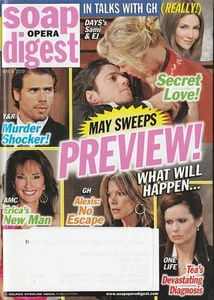 Soap Opera Digest 4. Mai 2010 GRAYSON MCCOUCH-ERIC MARTSOLF-RICKY PAULL GOLDIN - Bild 1 von 3