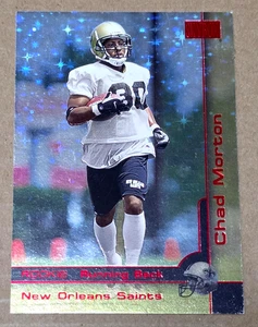 2000 Skybox Premium #219 SRE Chad Morton Star Rubies Extreme 20/50 Made Saints - Bild 1 von 2