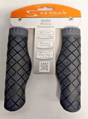 Conectores Serfas SGRX RX-Grip genuinos, Doctor Design, bocina Ulnar, doble densidad Foto 1 de 2