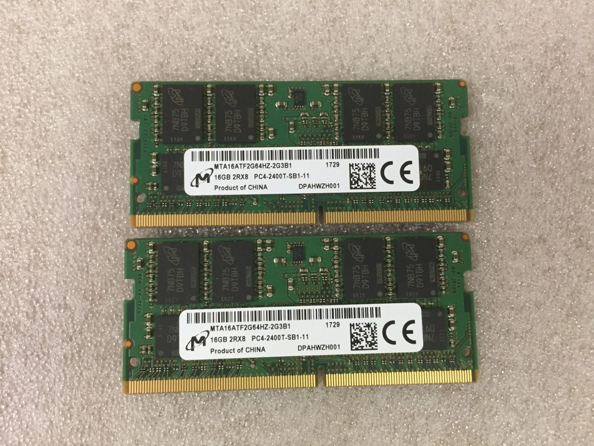 Micron SO-DIMM Computer Memory (RAM) 2 Modules for sale | eBay