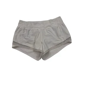 Pantalones Cortos para Correr Lululemon Blanco Pista Lo último Talla 8 Entrenamiento Atlético Gimnasio - Imagen 1 de 7