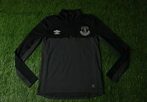 EVERTON 2019-2020 FOOTBALL ZIP SWEATSHIRT SWEATER TRAINING UMBRO ORIGINAL SIZE S Cover