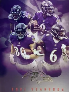 2021 BALTIMORE RAVENS YEARBOOK NFL FOOTBALL PROGRAM SUPER BOWL? HALL OF FAME  - Picture 1 of 1