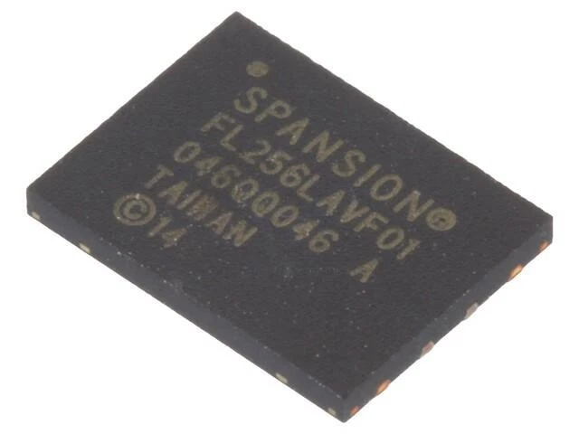 S25FL256LAGNFV010 FLASH Memory 256Mbit SPI 133MHz 2.7-3.6V WSON8 Serial INFI - Image 1 of 1