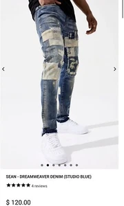 Jordan Craig Sean Fit Dreamweaver Denim Jeans (Studio Blue) -- JS1103  - Bild 1 von 7