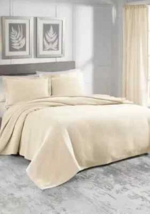 Realeza Ivory Sunset European Matalassé Coverlet Set KING - PLZ READ - Picture 1 of 5