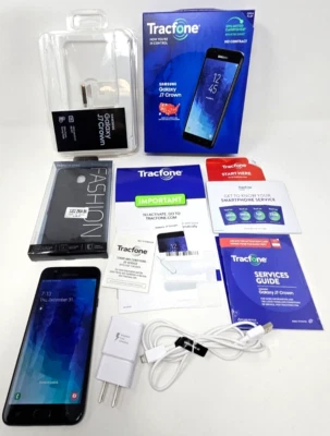 Tracfone Samsung Galaxy J7 Crown 4G LTE 5.5” 16GB Smartphone Android EUC - Image 1 of 4