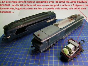 Kit Motorisation locomotives JOUEF HO BB15005 - BB15006 - BB22230 - BB67407