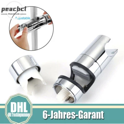 Neu Duschkopf Handbrause Gleiter Halterung verstellbar Halter für 20-25mm Stange - Bild 1 von 4