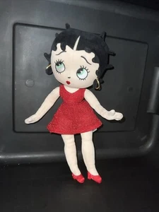 Universal Studios Exclusive Betty Boop red dress, Red Shoes, Earrings Plush - Picture 1 of 3