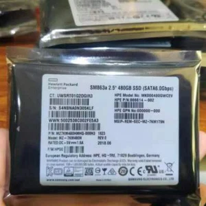 Samsung 480GB SSD SM863a SATA6.0Gbps MZ7KM480HMHQ-000H3 MZ-7KM480N MX000480GWCEV - Picture 1 of 5
